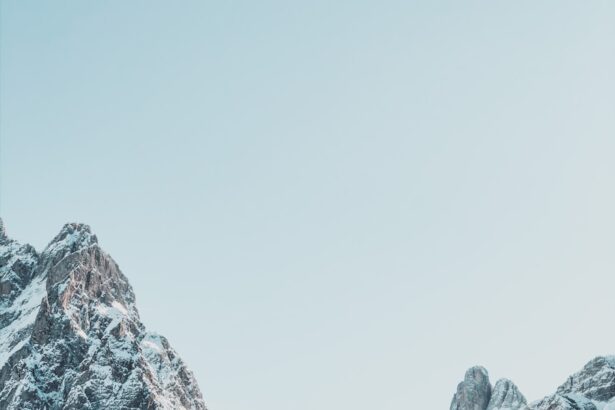 snow covered mountain during daytime